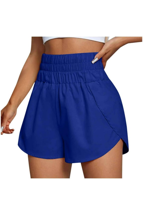 Casual Shorts for Women, Athletic Shorts for Women,Women's Athletic Shorts Comfortable Running Workout Gear with Elastic Waistband and Pockets for Active
