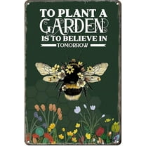 Funny Garden Signs My Plants Poster Metal Sign for Farmhouse Home Kitchen Gardening Wall Decor 8x12 In