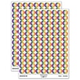 thumbnail image 1 of Cute Simple Skull and Crossbones 200+ Round Stickers - Rainbow - Gloss Finish - 0.50" Size, 1 of 3