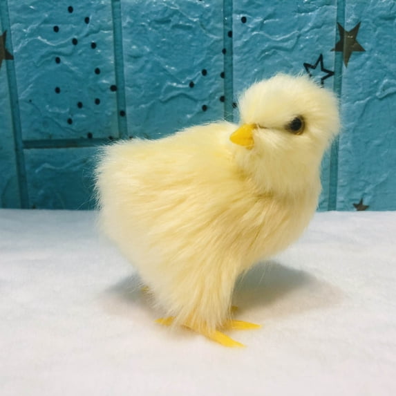 Cute Simulation Chick Plush Toy Realistic Soft Stuffed Animal for Holiday Decor and Theme Party Favors, High Quality Handheld Plush Doll for All Ages