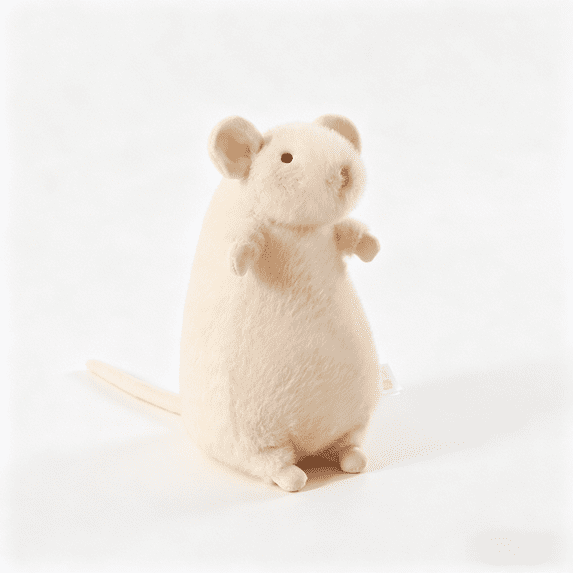 Cute Simulation Mouse Stuffed Animal Realistic Lifelike Rat Plush Toy Model Doll Gift Collection for Kids