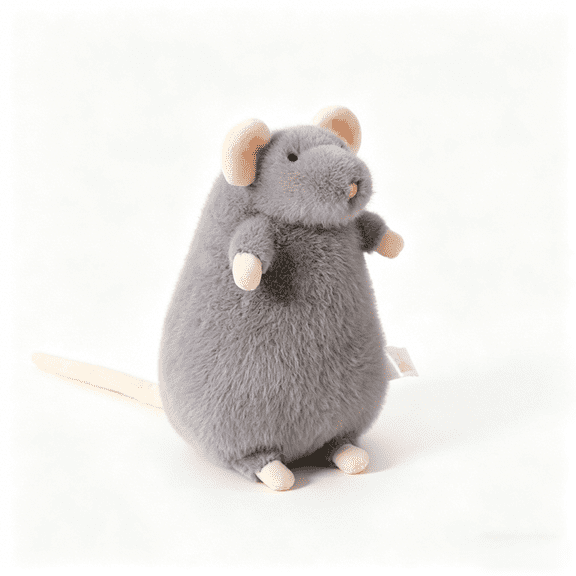 Cute Simulation Mouse Stuffed Animal Realistic Lifelike Rat Plush Toy Model Doll Gift Collection for Kids