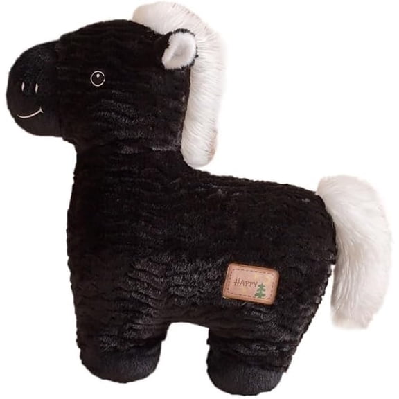 Cute Simulation Pony Plush Toys Pillow Decorations - Soft Stuffed Animals Toy for Sofa Cushion Companion Soft Toys Doll