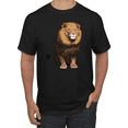 thumbnail image 1 of Cute Sitting African Lion Animal Lover Graphic T-Shirt, 1 of 1