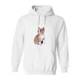 thumbnail image 1 of Cute Sitting Kitten Hoodie Women -SPIdeals Designs, Female XX-Large, 1 of 4