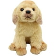 thumbnail image 1 of Cute Sitting Labrador Dog Stuffed Animal Plush Toy, Lifelike Dog Plushies, Simulation Animals Doll, 1 of 7