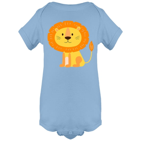 Cute Sitting Lion Bodysuit Infant -Image by Shutterstock,  6 Months