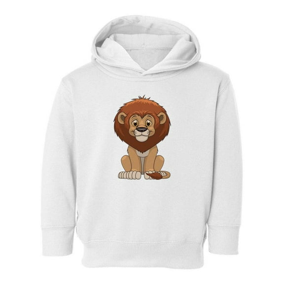 Cute Sitting Lion Hoodie Toddler -Image by Shutterstock, 4 Toddler