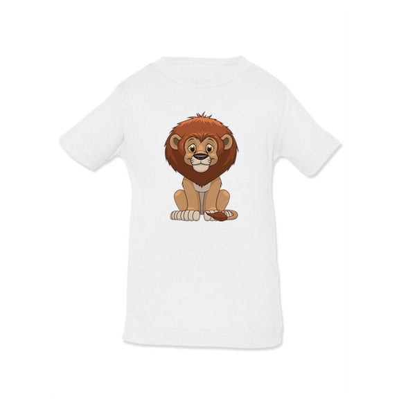 Cute Sitting Lion T-Shirt Infant -Image by Shutterstock,  18 Months