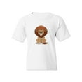 thumbnail image 1 of Cute Sitting Lion T-Shirt Juniors -Image by Shutterstock,  Medium, 1 of 4