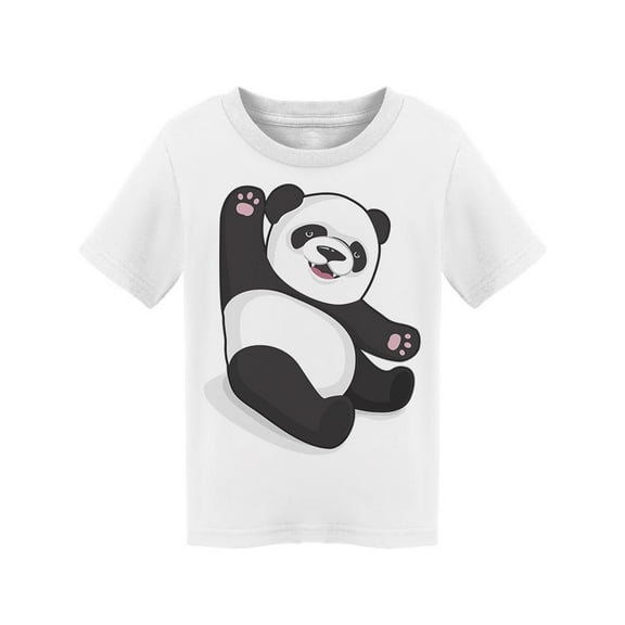 Cute Sitting Panda Says Hello T-Shirt Toddler -Image by Shutterstock,  5 Toddler