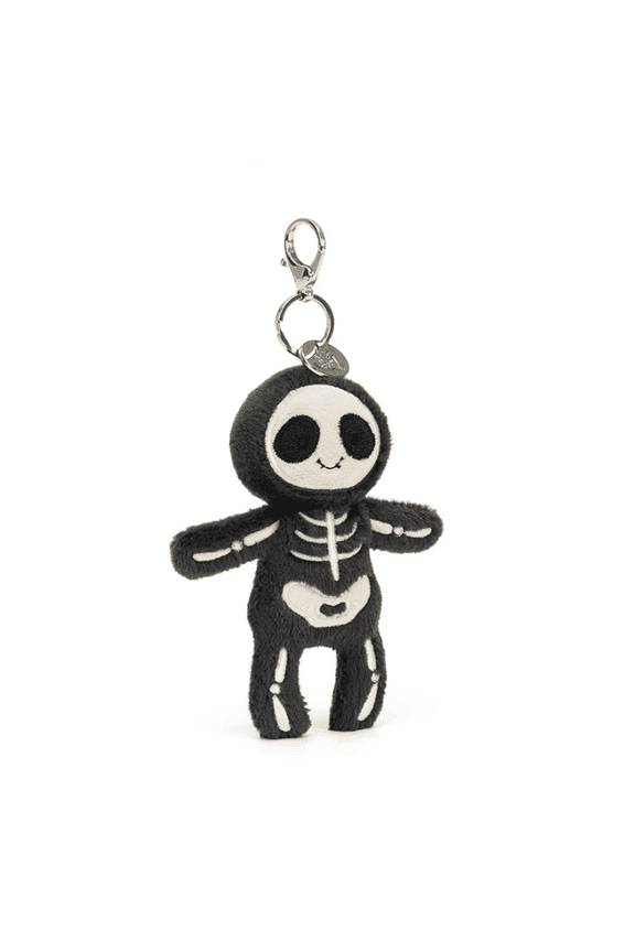 Cute Skeleton Plush Toys Keychain Set, Soft Stuffed Food & Animal Bag Charm for Backpack, Perfect Plushie Toy Gifts