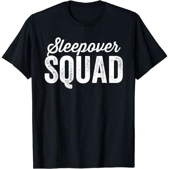 Cute Sleepover Squad Slumber Party Crew Pajama BFF Bestie T-Shirt