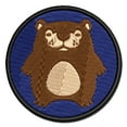 thumbnail image 1 of Cute Sleepy Baby Bear Applique Multi-Color Embroidered Iron-On Patch - 3.5 Inch Large, 1 of 5
