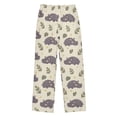 thumbnail image 1 of Cute Sleepy Hippo Vector in Flat Style Christmas Pajama Pants Soft and Lightweight Elastic Waistband Christmas Pajama Pants, 1 of 8