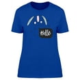 thumbnail image 1 of Cute Sleepy Rabbit Saying Hello Tee Women's -Image by Shutterstock, 1 of 1