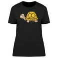 thumbnail image 1 of Cute Sleepy Turtle Cartoon T-Shirt Women -Image by Shutterstock, Female Medium, 1 of 2