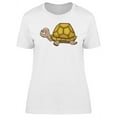 thumbnail image 1 of Cute Sleepy Turtle Cartoon T-Shirt Women -Image by Shutterstock, Female x-Large, 1 of 2