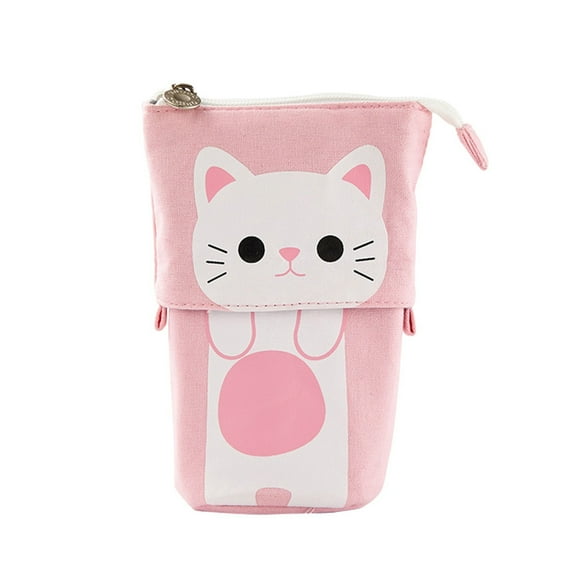 Cute Sliding Pencil Case Box Unique Telescopic Pencil Bag Stationery Box Storage Bag