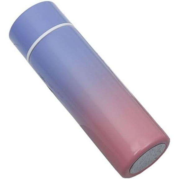 Cute Slim Insulated Stainless Steel Water Bottle - Portable Mini Thermos With Vacuum Sealing & Double Wall Design (5 Oz / 150 Ml, Pink Purple)
