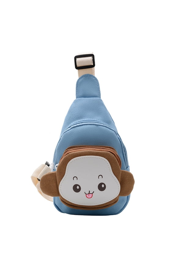 Cute Sling Bag Small Chest Bag Cartoon Monkey Sling Daypack Cute Cossbody Sling Bag Coin Purse Small Cute Purse Fanny Pack