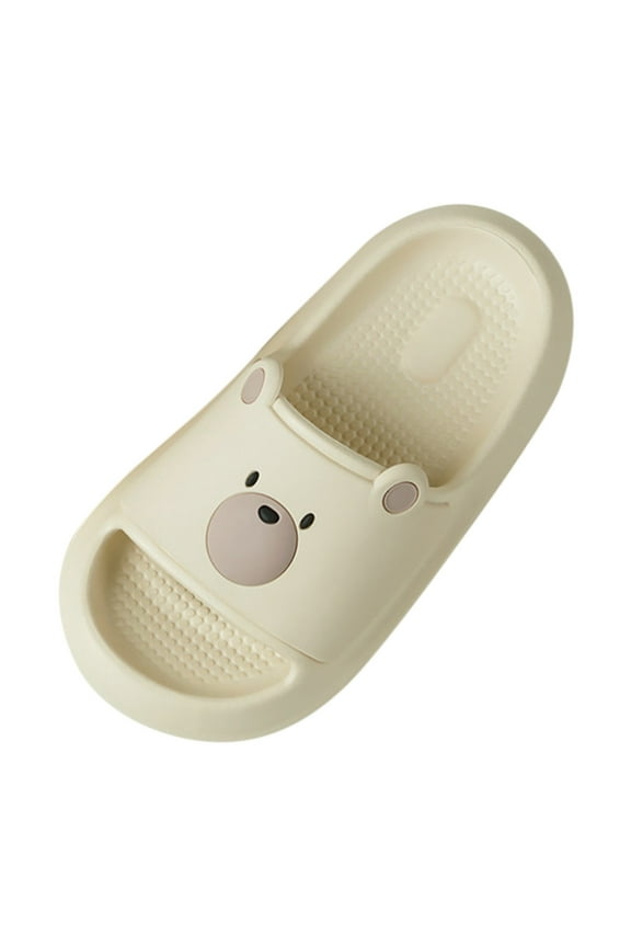 Cute Slippers For Girls Cloud Slides for Kids,Girls Boys Comfy Thick Sole Pillow Slippers Non-Slip Shower Bathroom Sandals Summer Beach Shoes for Little/Big Kids