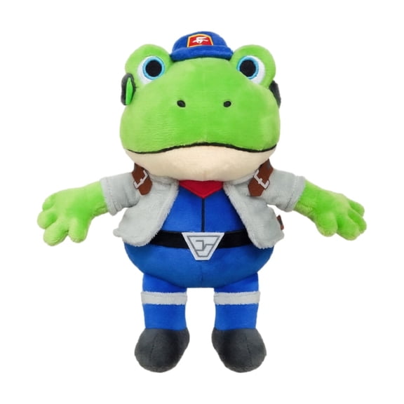 Cute Slippy Toad 10 Inch Plush Doll, Soft Space Pilot Stuffed Animal for Game Lovers & Home Decor, Star Fox Plush Character Figure (1 Pc)