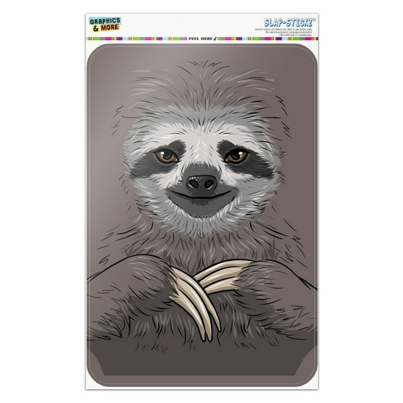 Cute Sloth Face Home Business Office Sign
