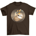 thumbnail image 1 of Cute Sloth Hanging Tree Cool Animal T-Shirt Men Women, 1 of 2
