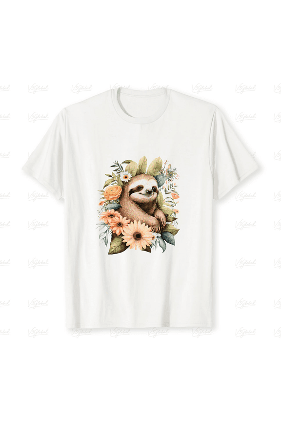 Cute Sloth Lover Animal Graphic Design Gift Idea Unisex T-Shirt up to size 5XL