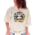 thumbnail image 1 of Cute Sloth Nope Not Today Funny Graphic Tee, Kawaii Animal Shirt, Relaxed Sloth Lover Gift, Adorable Sloth Print T-Shirt for All Ages, Ivory Comfort Colors T-Shirt, Medium, 1 of 1