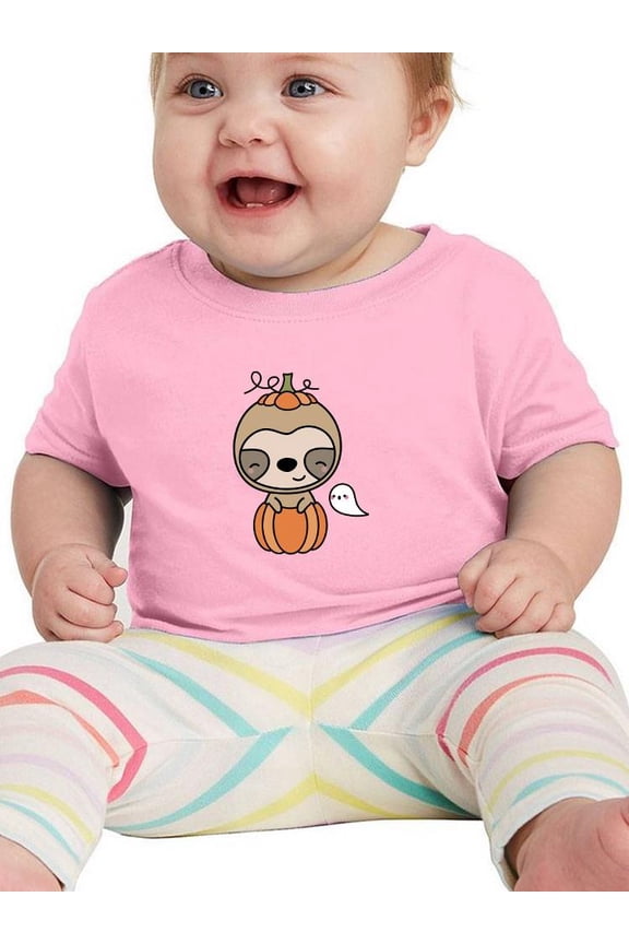 Cute Sloth Pumpkin Costume T-Shirt Infant -Image by Shutterstock, 12 Months