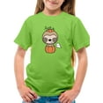 thumbnail image 1 of Cute Sloth Pumpkin Costume T-Shirt Juniors -Image by Shutterstock,  Large, 1 of 4