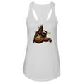 thumbnail image 1 of Cute Sloth Racerback Tank Women -SPIdeals Designs, Female x-Small, 1 of 4