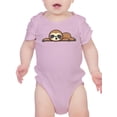 thumbnail image 1 of Cute Sloth Sleeping Bodysuit Infant -Image by Shutterstock,  12 Months, 1 of 4