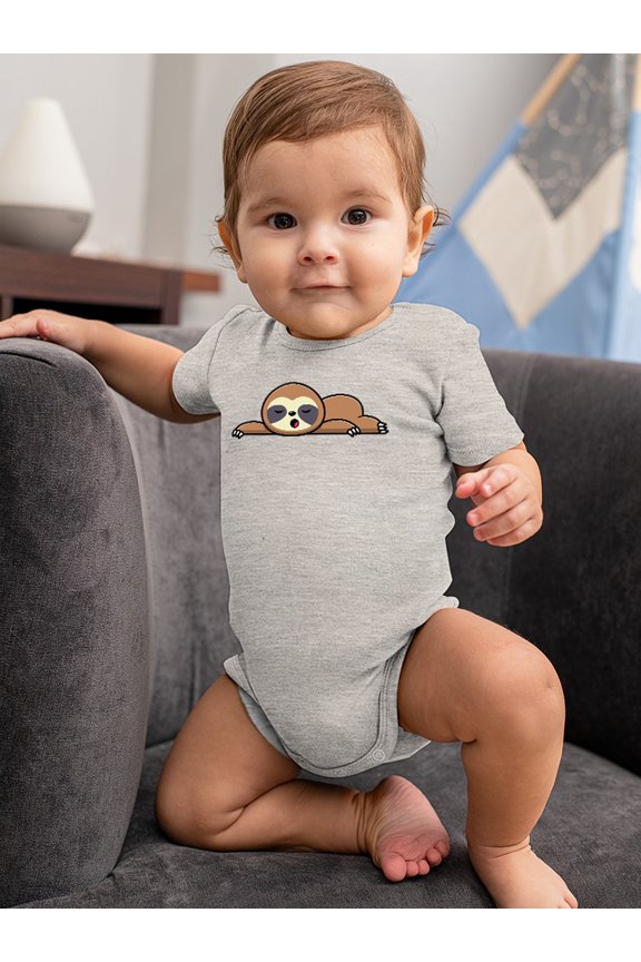 Cute Sloth Sleeping Bodysuit Infant -Image by Shutterstock,  Newborn