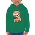 thumbnail image 1 of Cute Sloth W Pumpkin Hoodie Toddler -Image by Shutterstock,  2 Toddler, 1 of 4
