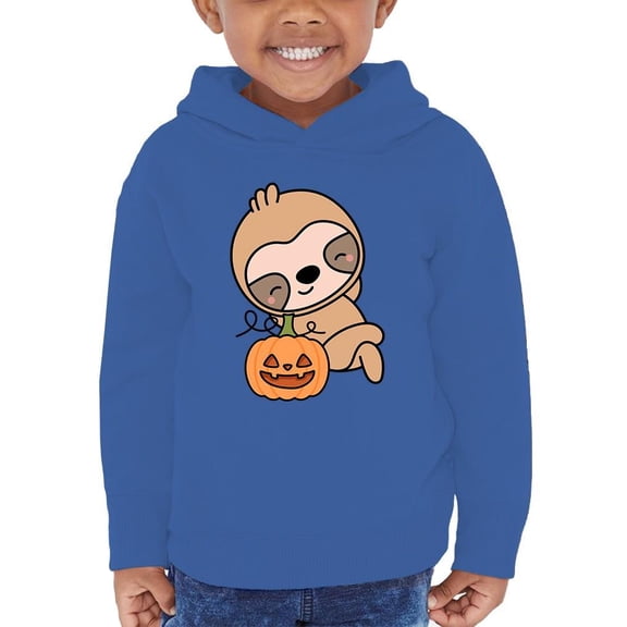 Cute Sloth W Pumpkin Hoodie Toddler -Image by Shutterstock,  2 Toddler