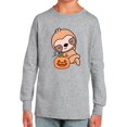 thumbnail image 1 of Cute Sloth W Pumpkin Long Sleeve Toddler -Image by Shutterstock,  5 Toddler, 1 of 4