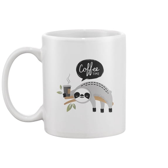 Cute Sloth With Coffee Mug -Image by Shutterstock