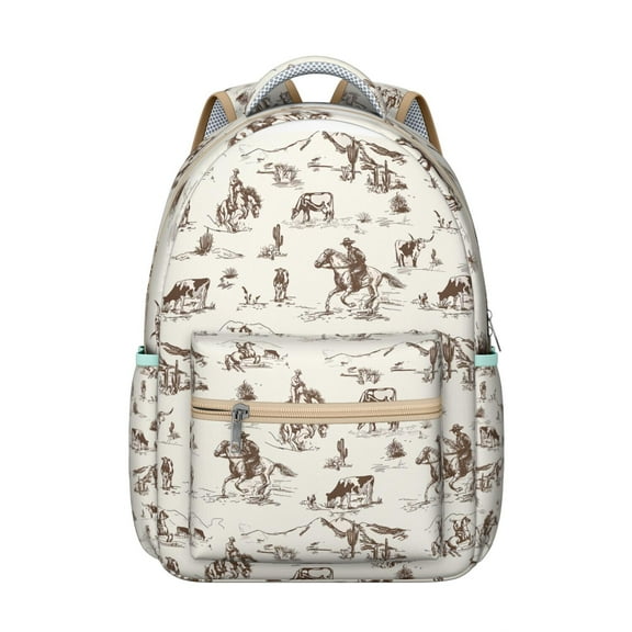 Cute Small Backpack Featuring Pony and Rainbow Designs, Lightweight and Stylish for School and Travel