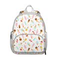 thumbnail image 1 of Cute Small Backpack for School with Dessert and Ice Cream Pattern, Lightweight School Bag for Daily Use, Compact Travel Backpack, 1 of 6