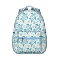 thumbnail image 1 of Cute Small Backpack for School with Underwater Coral Reef and Turtle Prints, Lightweight and Colorful, 1 of 6