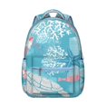 thumbnail image 1 of Cute Small Backpack with Ocean Sun and Moon Turtle Patterns, Lightweight and Artistic for School, 1 of 6