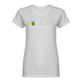thumbnail image 1 of Cute Small Bee Design Shaped Tee Women's -Image by Shutterstock, 1 of 2