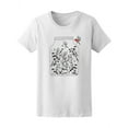 thumbnail image 1 of Cute Small Birds In Jar T-Shirt Women -Image by Shutterstock, Female Large, 1 of 2