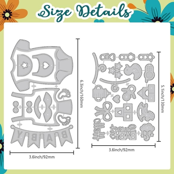 Cute Small Clothing Cutting Dies Card Making Die Stencil Carbon Steel Die Cuts Scrapbooking Embossing Template for Greeting Cards Craft Album Letter Birthday Party Invitation Envelope Decor