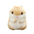 thumbnail image 1 of Cute Small Hamster Doll Soft Stuffed Pendant Plush Toy Key Chain Hanging School Bag Hamster Doll Ornaments, Gifts for Friends And Kids Toys (Brown), 1 of 2