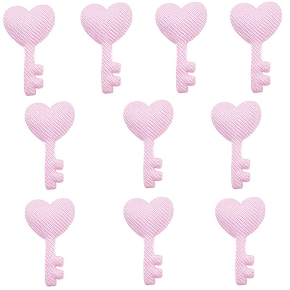 Cute Small Heart Key For Patches Hair Clip for Women Barrettes Accessories