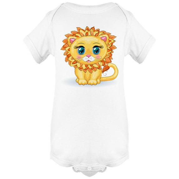 Cute Small Lovely Lion Bodysuit Infant -Image by Shutterstock, Newborn